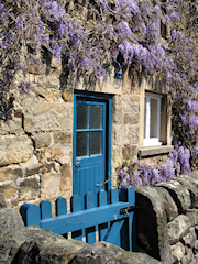 Colourful doorway